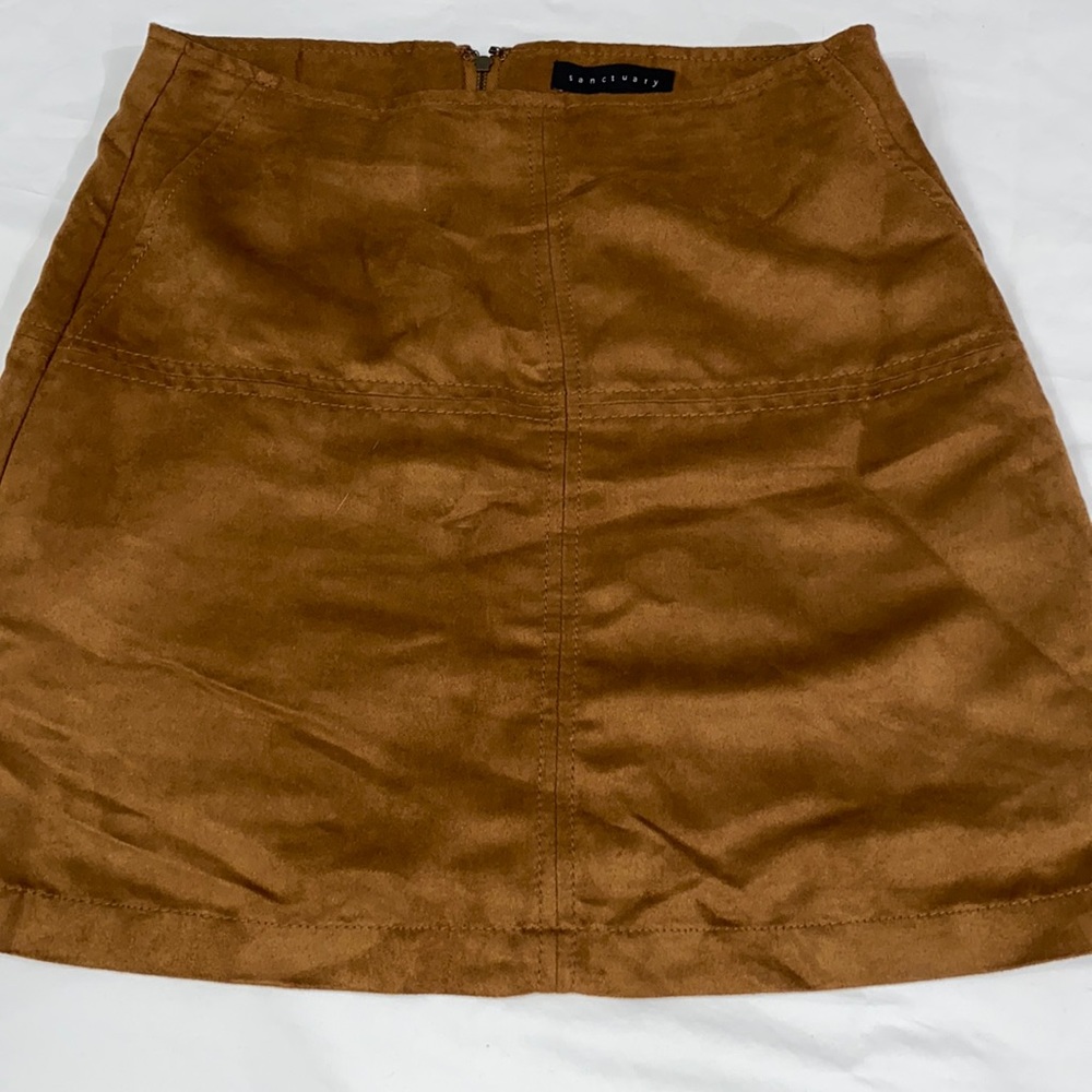 Sanctuary brown mid length skirt